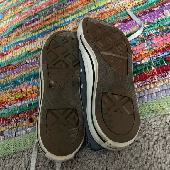 Navy Blue Converse - Picture 3 of 3